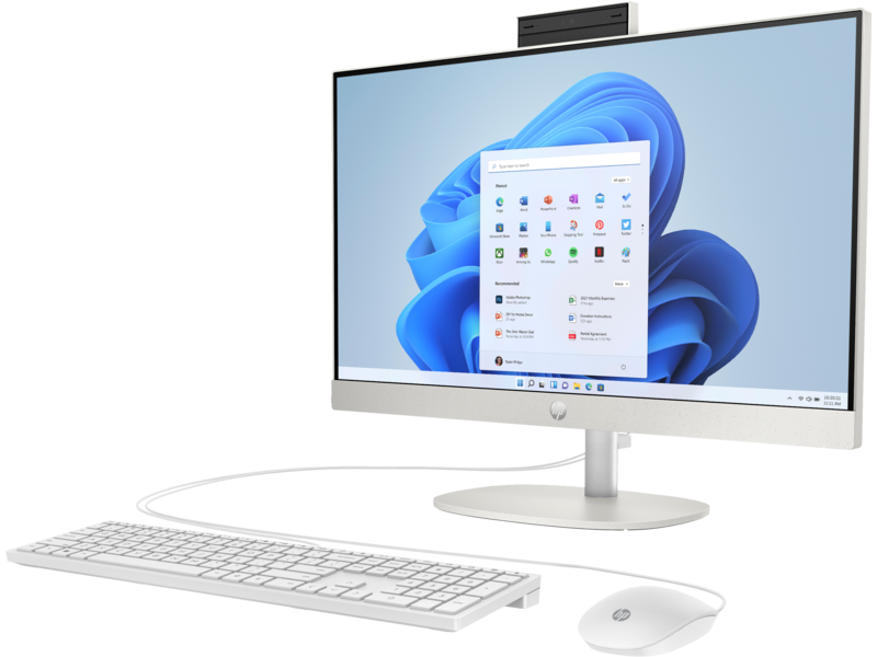 HP ALL-IN-ONE 24-cr0011l Blanc